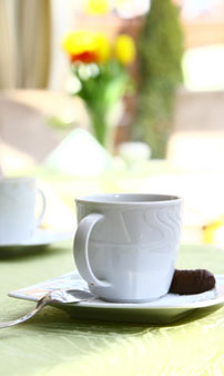 Breakfast table